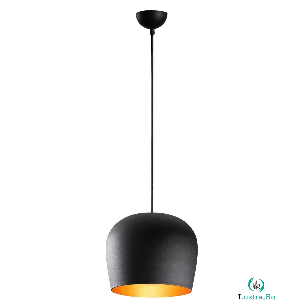 Lustra Berceste N-1409, Noor, 23 x 114 cm, 1 x E27, 100W, negru la 165.00 lei ron