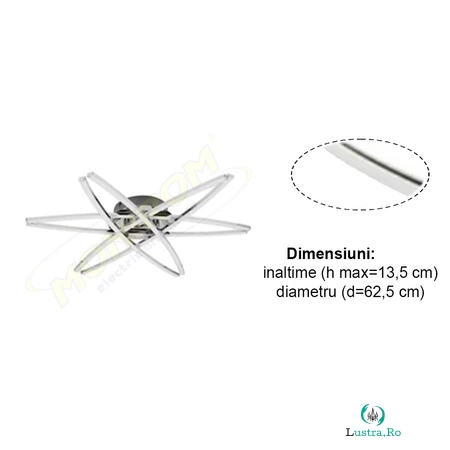 LED – Lustra 0152 – 78w/4000k (9868) la 736.85 lei ron