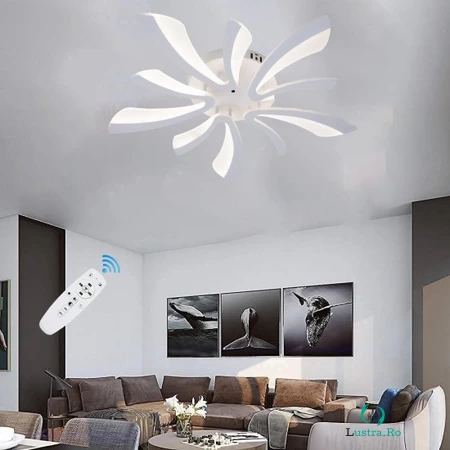 LUSTRA LED 70W CU 10 BRATE 3 CULORI+IR 700x90mm la 307.74 lei ron